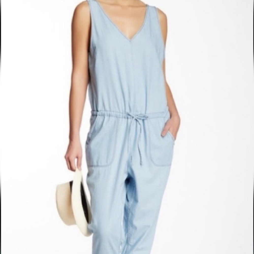 Melrose and Market Soft Washed Denim Jumpsuit Sz.M‎ #41